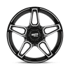 Moto Metal MO994 FANG 20X10 GLOSS BLACK MACHINED 5X5.0 - MO99421050318N