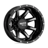 Moto Metal MO995 20X8.25 GLOSS BLACK MACHINED - REAR 8X6.5 - MO995208813198N