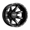 Moto Metal MO995 20X8.25 GLOSS BLACK MACHINED - REAR 8X200 - MO995208823198N
