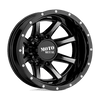 Moto Metal MO995 20X8.25 GLOSS BLACK MACHINED - REAR 8X6.5 - MO995208903198N
