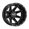 Moto Metal MO995 17X6.5 SATIN BLACK MILLED - REAR 8X6.5 - MO995765807140N