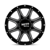 Moto Metal MO995 17X6.5 SATIN BLACK MILLED - FRONT 8X200 - MO995765827111