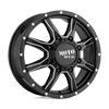 Moto Metal MO995 17X6.5 SATIN BLACK MILLED - FRONT 8X210 - MO995765897111