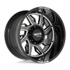 Moto Metal MO997 HURRICANE 20X12 GLOSS BLACK MILLED - RIGHT DIRECTIONAL 6X135 - MO99721263344NR