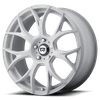 Motegi MR126 19X8.5 MATTE WHITE WITH MILLED ACCENTS BLANK - MR12698500432