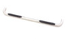 Lund 22647423 Polished Stainless Steel 3 Inch Round Bent Nerf Bars for 1999-2016 Ford F-250/F-350/F-450 Super Duty Standard Cab