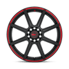 Motegi MR142 CS8 18X8 SATIN BLACK WITH RED STRIPE 5X4.5/120 - MR14288017935
