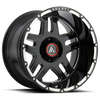 Asanti Off Road AB809 ENFORCER 22X10 GLOSS BLACK MILLED 8X6.5 - AB809-22108018NGM