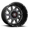 Asanti Off Road AB810 BALLISTIC 20X12 GLOSS BLACK MILLED 6X5.5 - AB810-20126844NGM
