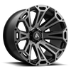 Asanti Off Road AB813 CLEAVER 22X12 BLACK-BRUSHED 5X5.0 - AB813-221250BB40N