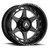 Asanti Off Road AB816 ANVIL 22X12 GLOSS BLACK MILLED 8X170 - AB816-221287GB44N