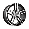 Performance Replicas PR101 18X9 GLOSS BLACK MACHINED 5X4.5 - 101BM-896530