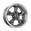 Performance Replicas PR106 17X9 ANTHRACITE MACHINED 5X4.5 - 106A-796530