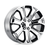 Performance Replicas PR113 20X9 CHROME WITH MATTE BLACK ACCENTS 6X5.5 - 113CM-295824