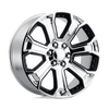 Performance Replicas PR113 20X9 CHROME WITH MATTE BLACK ACCENTS 6X5.5 - 113CM-295824