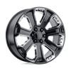Performance Replicas PR113 22X9 GLOSS BLACK WITH CHROME ACCENTS 6X5.5 - 113GC-2295824