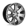 Performance Replicas PR113 20X9 HYPER SILVER DARK WITH CHROME ACCENTS 6X5.5 - 113HC-295824