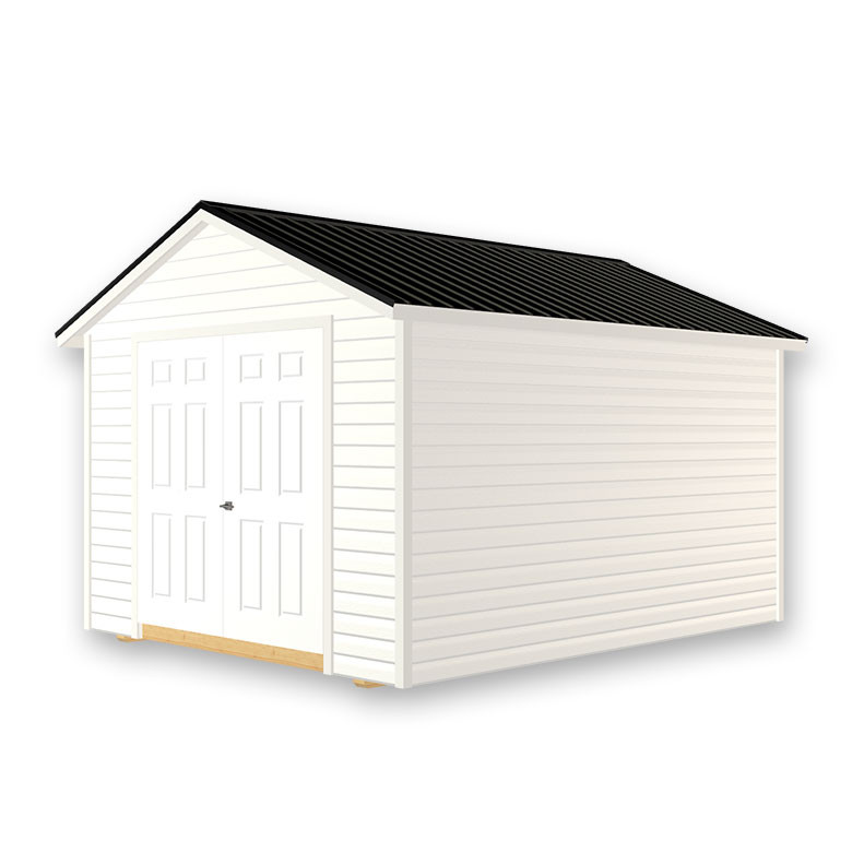 10 x 12 Gable Hampton w metal roof | 626 | Leonard Buildings