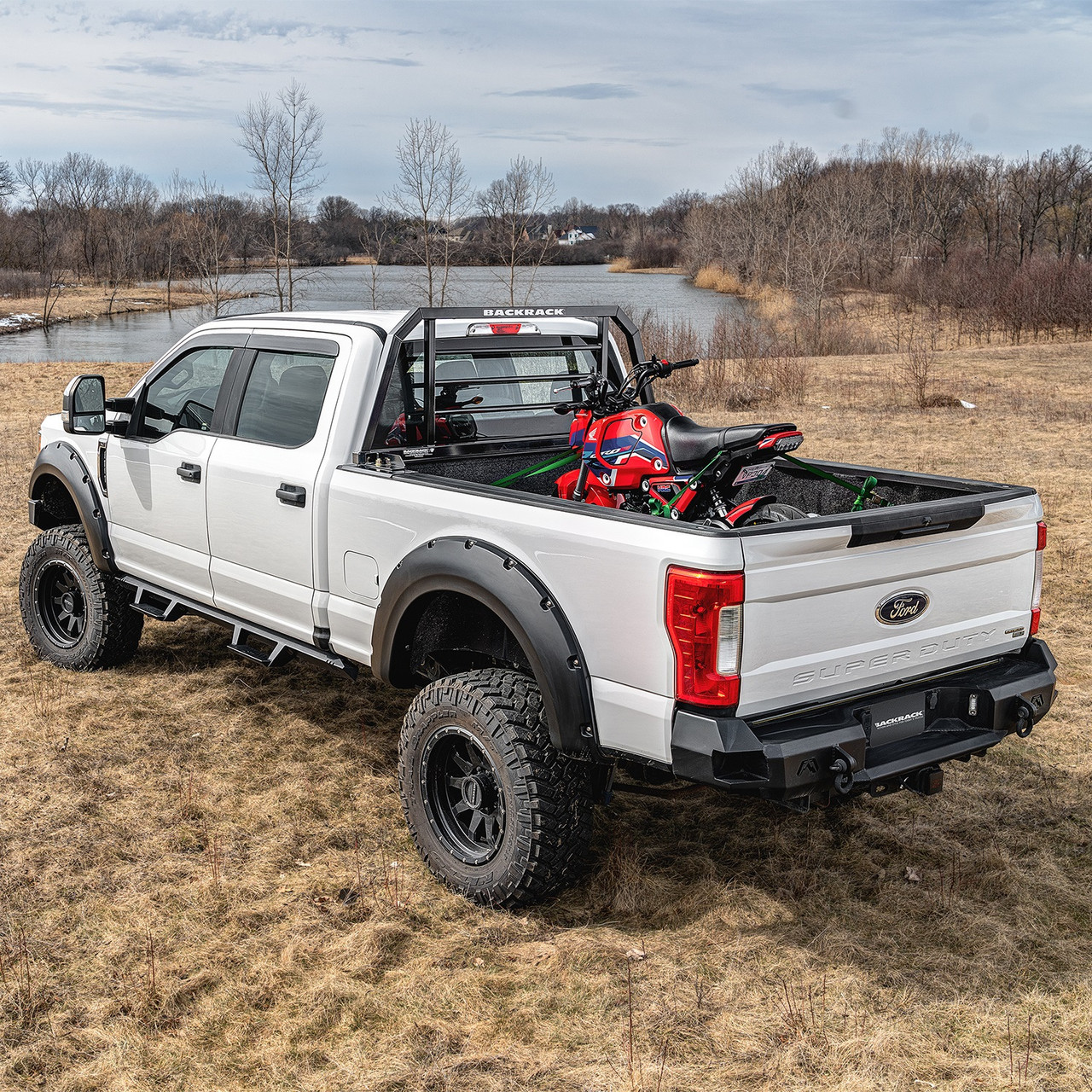 Custom Backrack Backrack Shortened Frame Gloss Black-Leonard USA