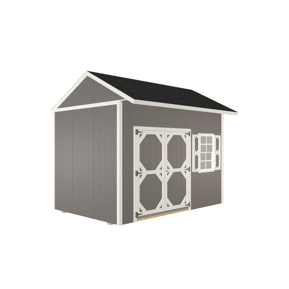Premium 8x12 Garden Shed with LP Smart Side and Shingle Roof - 814