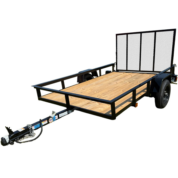 5x8 Utility Trailer with Ramp Gate 2,990 lbs GVWR Model TCT-100