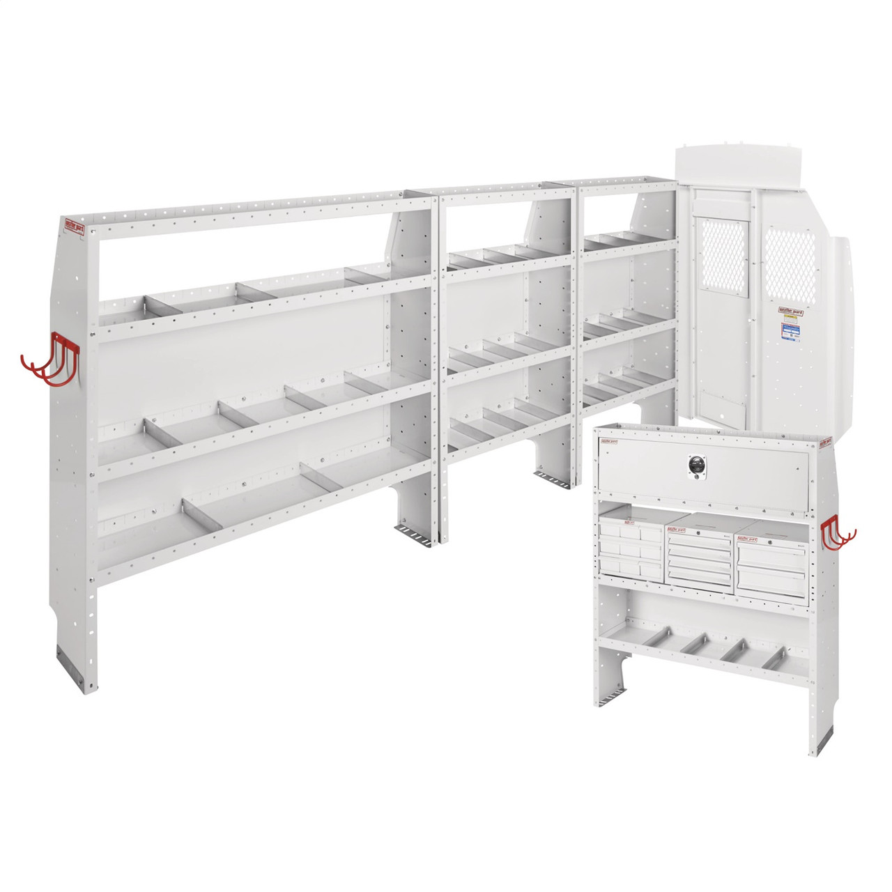 Weather Guard Model 600-8442X Cable/Plumber Van Package, High-Roof
