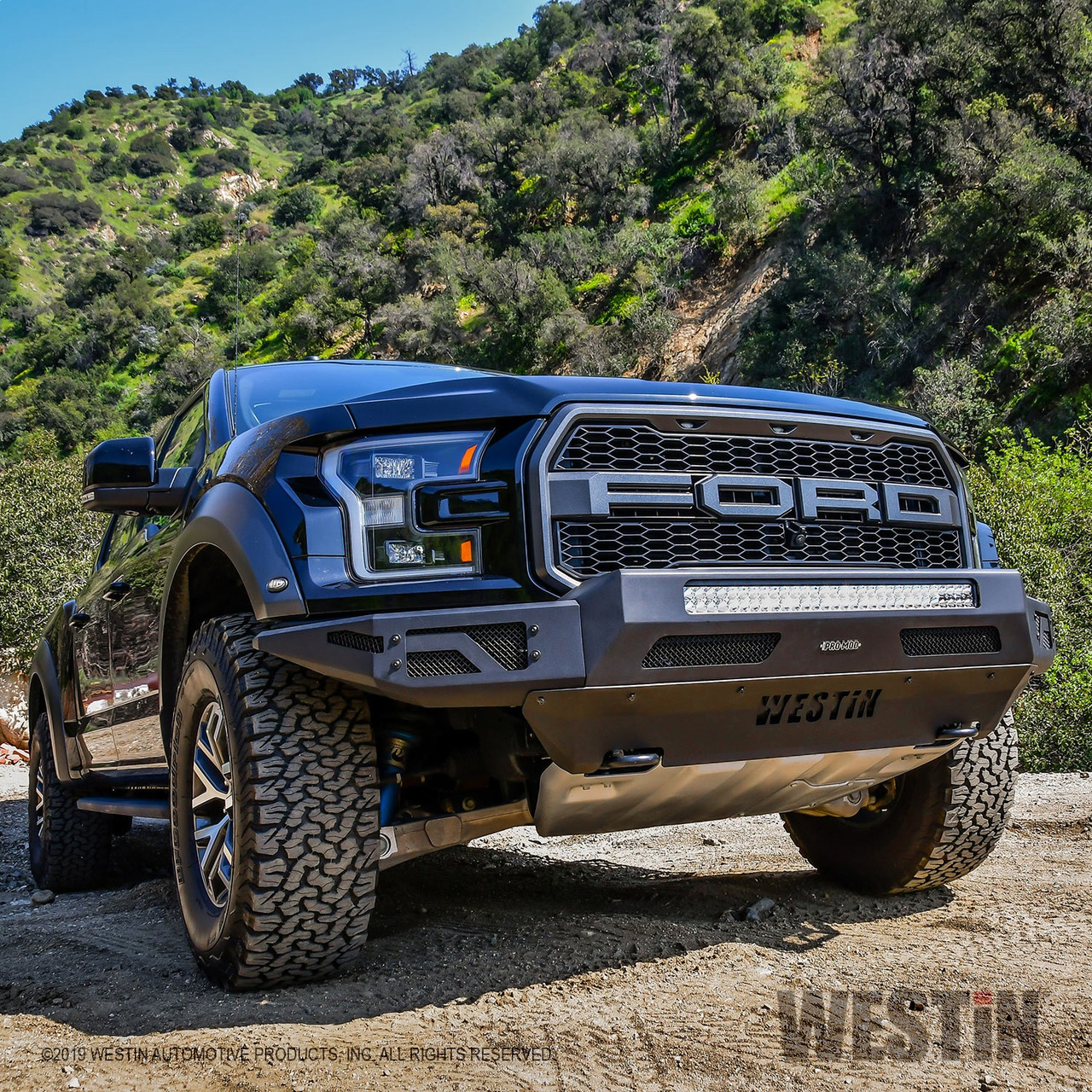 Pro-Mod Front Bumper Textured Black-Leonard USA