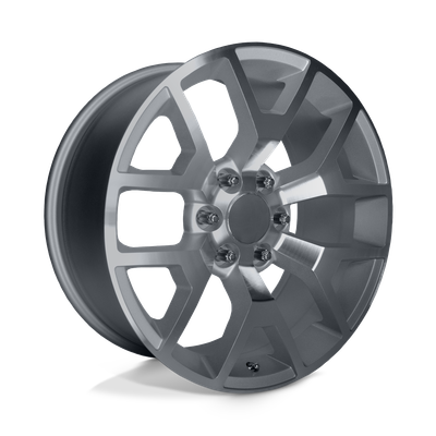 Performance Replicas PR169 22X9 SILVER WITH MACHINED SPOKES 6X5.5 - 169S-2295828