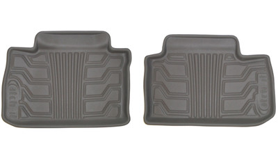 Lund 383145-G Catch-It Vinyl Floor Mat - Rear, Grey-383145-G