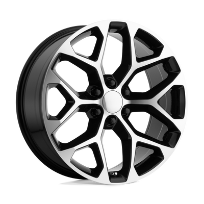 Performance Replicas PR176 20X9 GLOSS BLACK MACHINED 6X5.5 - 176BM-295824