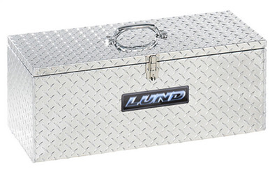 Lund 5140 30-Inch Handheld Tool Box, Brite Aluminum