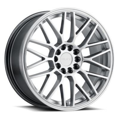 Ruff OVERDRIVE 18X8 HYPER SILVER 4X100/4.5 - 1880VDR384D04S72