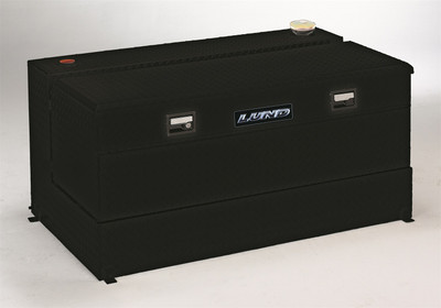 Lund 73256 92 Gallon L-Shaped 56-Inch Box Combo, Black Aluminum