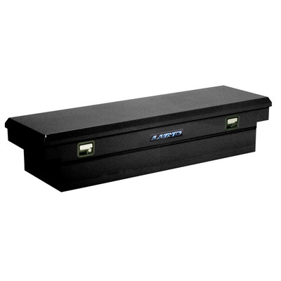 Lund 76510T 61-Inch Cross Bed Truck Tool Box, Black Steel
