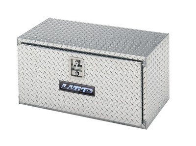 Lund 8224T 24-Inch Underbody Truck Tool Box, Brite Aluminum