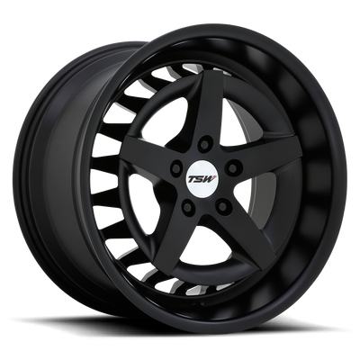 TSW DEGNER 20X9 SEMI GLOSS BLACK 5X112 - 2090DNR205112M66
