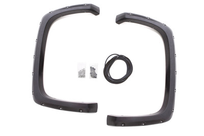 Lund RX109TB Elite Series Black Rivet Style Textured Finish Rear Fender Flares for 2007-2013 Sierra 1500