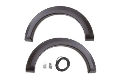 Lund RX310SB Elite Series Black Rivet Style Smooth Finish Rear Fender Flares for 2004-2008 Ford F-150 (Excludes Stepside)