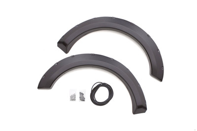 Lund RX314TA Elite Series Black Rivet Style Textured Finish Front Fender Flares for 2011-2016 Ford F-250, F-350 (Excludes Dually)