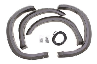 Lund RX602T Elite Series Black Rivet Style Textured Finish 4-Piece Fender Flare Set for 2007-2013 Toyota Tundra w/o Mud Flap