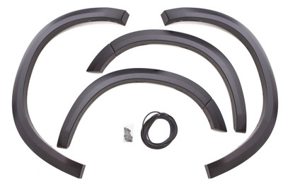 Lund SX205T Elite Series Black Sport Style Textured Finish 4-Piece Fender Flare Set for 2010-2018 Ram 2500/3500 (Includes Dually)