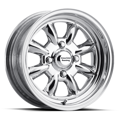 American Racing Vintage VN401 SILVERSTONE 15X3.5 POLISHED BLANK - VN401535XX