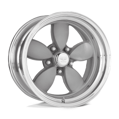 American Racing Vintage VN402 CLASSIC 200S 15X10 TWO-PIECE VINTAGE SILVER CENTER POLISHED BARREL 5X5.0 - VN402517345
