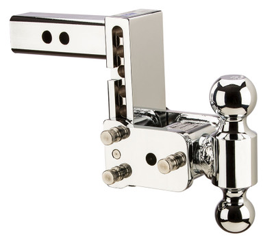 TS10037C B&W TOW AND STOW DUAL BALL 2 ADJ BALL MOUNT 5 DROP/5-1/2 RISE, CHROME
