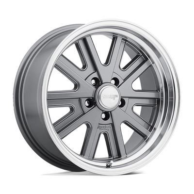American Racing Vintage VN527 427 MONO CAST 17X8 MAG GRAY MACHINED 5X4.75 - VN52778034400