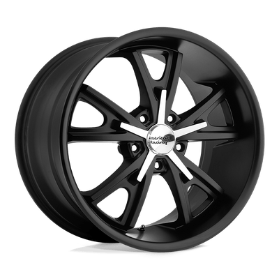 American Racing Vintage VN801 DAYTONA 22X11 SATIN BLACK WITH MACHINED FACE 5X4.5 - VN80122112738