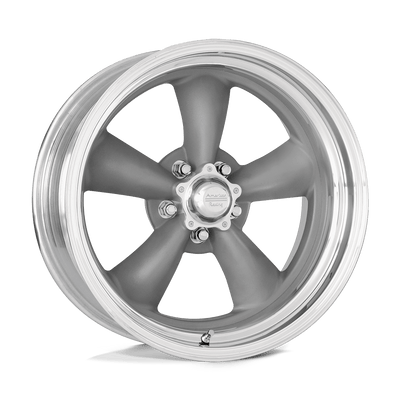 American Racing Vintage VN205 CLASSIC TORQ THRUST II CUSTOM 20X9.5 TORQ THRUST GRAY POLISHED LIP 5X4.5 - VNCL2052956545