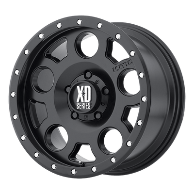 XD XD126 ENDURO PRO 17X9 SATIN BLACK WITH REINFORCING RING 5X5.0 - XD12679050712N