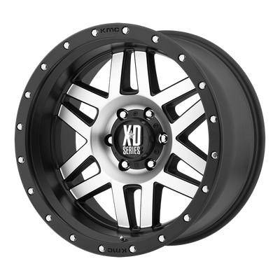 XD XD128 MACHETE 17X9 MACHINED FACE BLACK RING 5X5.5 - XD12879055518