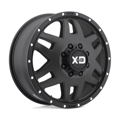 XD XD130 MACHETE DUALLY 17X6.5 SATIN BLACK WITH REINFORCING RING 8X210 - XD130765897111